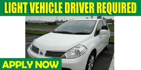 LIGHT VEHICLE DRIVER REQUIRED