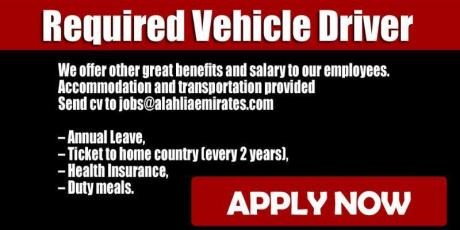 Required Vehicle Driver