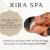 Rira Spa offer 8/8/2024