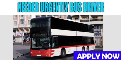 NEEDED URGENTLY BUS DRIVER