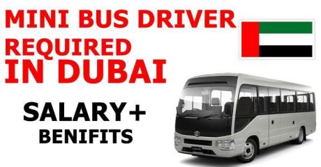 MINI BUS DRIVER REQUIRED IN DUBAI