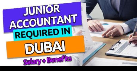 Junior Accountant Required in Dubai