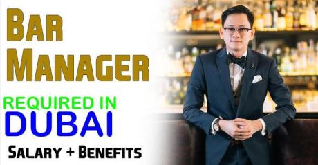 Bar Manager Required in Dubai