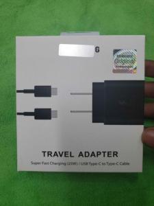 Samsung fast Charging (25W)adapter/ USB Type-C to Type-C cable -