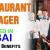 Restaurant Manager Required in Dubai