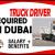 TRUCK DRIVER REQUIRED IN DUBAI