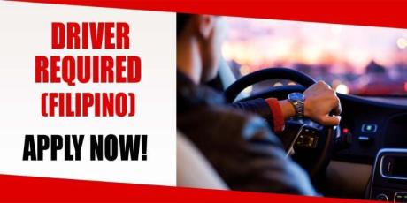 DRIVER REQUIRED FILIPINO DUBAI