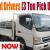 Required Drivers (3 Ton Pick Up driver )