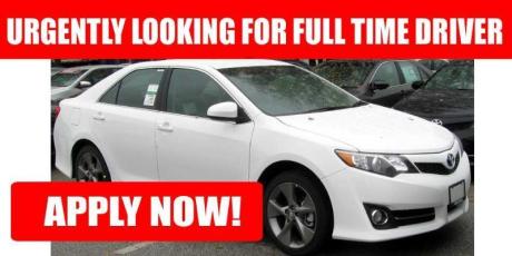 DRIVER REQUIRED URGENTLY
