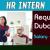 HR Intern Required in Dubai