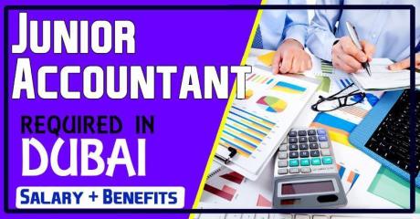 Junior Accountant Required in Dubai