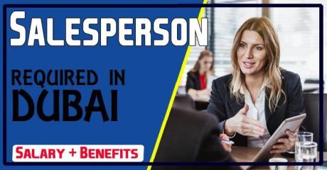Salesperson Required in Dubai