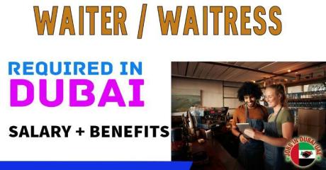 Waiter / Waitress Required in Dubai -