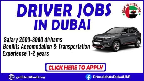 DRIVER JOBS REQUIRED IN DUBAI