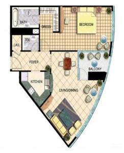 1 BHK NEAR JLT MARINA METRO STATION,TAJ HOTEL BLDG, X CLUSTER