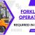 Forklift Operator Required in Dubai