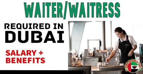Waiter/Waitress Required in Dubai