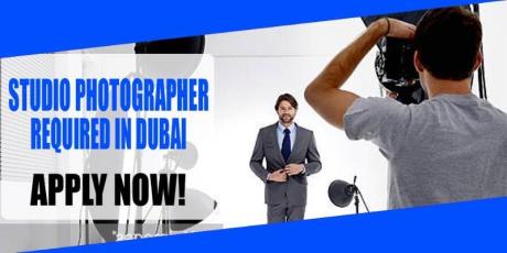 STUDIO PHOTOGRAPHER REQUIRED IN DUBAI