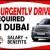 URGENTLY DRIVER REQUIRED IN DUBAI