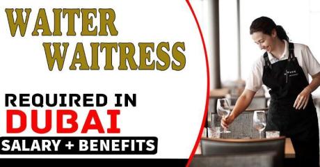 Waiter / Waitress Required in Dubai -