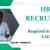 HR Recruiter Required in Dubai