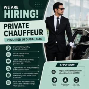 Private Chauffeur Required in Dubai
