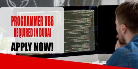 PROGRAMMER VB6 REQUIRE IN DUBAI