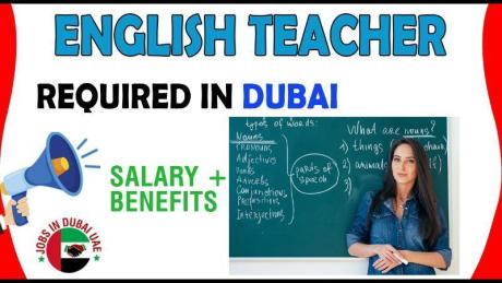 English Teacher Required in Dubai