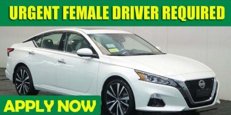 URGENT FEMALE DRIVER REQUIRED