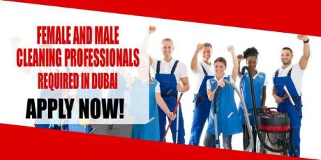 FEMALE AND MALE CLEANING PROFESSIONALS REQUIRED IN DUBAI