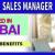 Sales Manager Required in Dubai