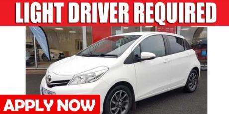 LIGHT DRIVER REQUIRED