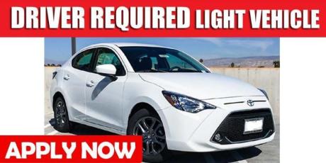 DRIVER REQUIRED LIGHT VEHICLE
