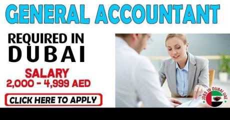 GENERAL ACCOUNTANT REQUIRED IN DUBAI