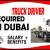 TRUCK DRIVER REQUIRED IN DUBAI