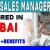 Sales Manager Required in Dubai -