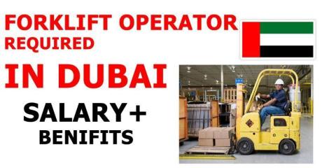 FORKLIFT OPERATOR REQUIRED IN DUBAI