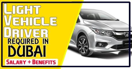 Light Vehicle Driver Required in Dubai