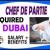 Chef De Partie Required in Dubai