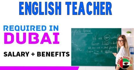 English Teacher Required in Dubai