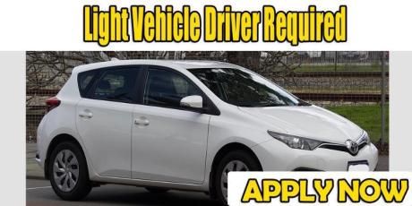 Light Vehicle Driver Required