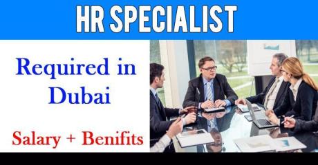 Human Resources Specialist Required in Dubai