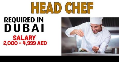 Head Chef Required in Dubai