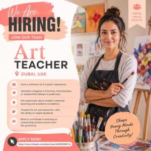 Art Teacher Required in Dubai