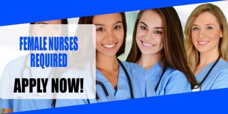 FEMALE NURSES REQUIRED IN DUBAI