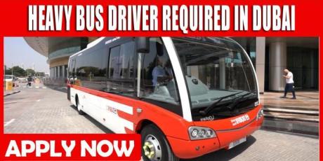 HEAVY BUS DRIVER REQUIRED IN DUBAI