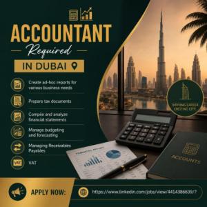 Accountant Required in Dubai