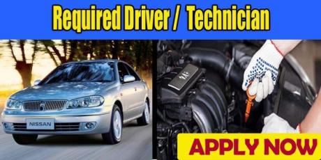 Required Driver / Technician