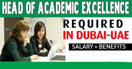 Head of Academic Excellence Required in Dubai