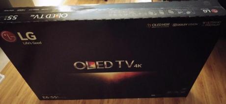 LG OLED55E6P Flat 55-Inch 4K Ultra HD Smart OLED TV